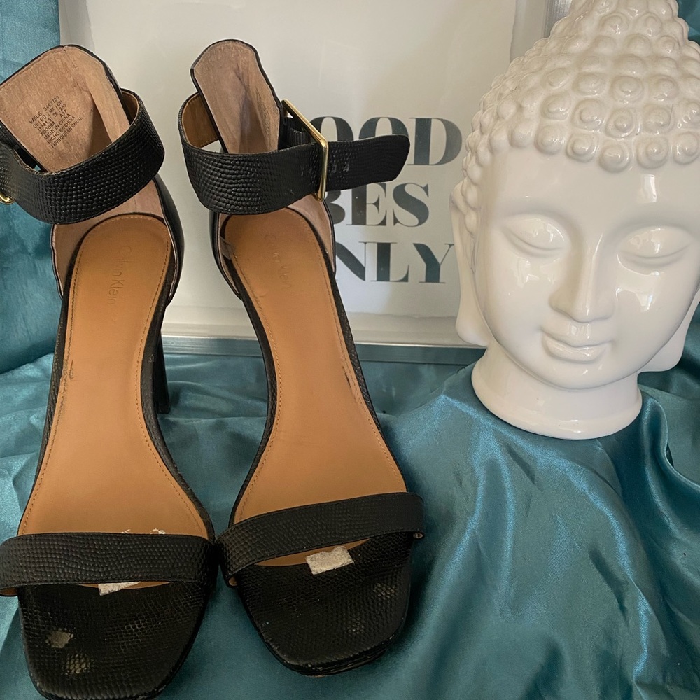 Calvin Klein Ankle Strap Heels